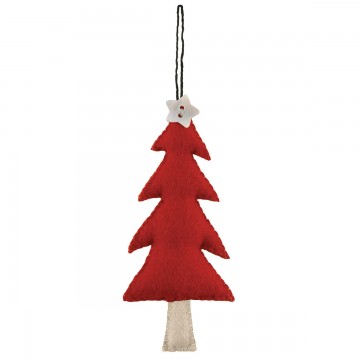 Felt Hanging | Christmas Tree | Red